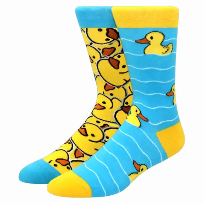 Chaussettes florales amusantes pour femmes, chaussettes en coton pour hommes style streetwear irrégu