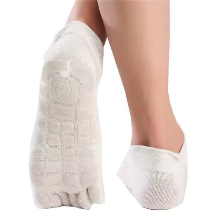 Chaussettes de sport pour hommes, chaussettes de Yoga à cinq doigts, antidérapantes, de haute qualit