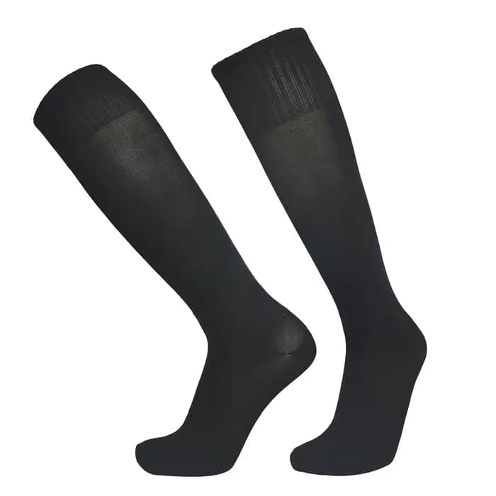Chaussettes de Football longues pour hommes, couleur unie, assorties avec tout, hautes, pour sport, 