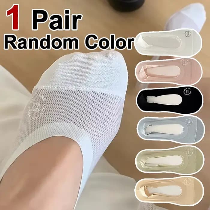 1/4/10 paires de chaussettes invisibles en maille respirante pour femmes, chaussettes décontractées 