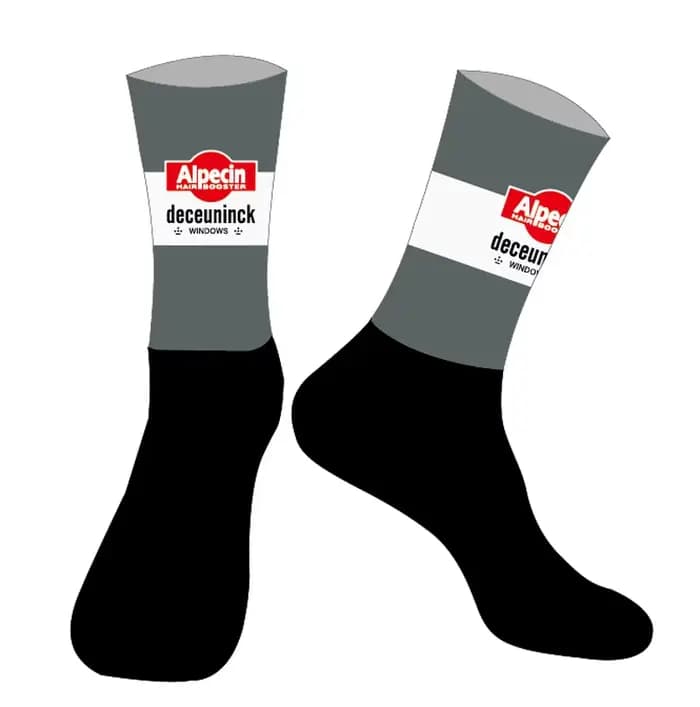 Chaussettes/Gants de cyclisme antidérapants MITI pour la course à vélo, modèle ALPECIN Deceuninck TE
