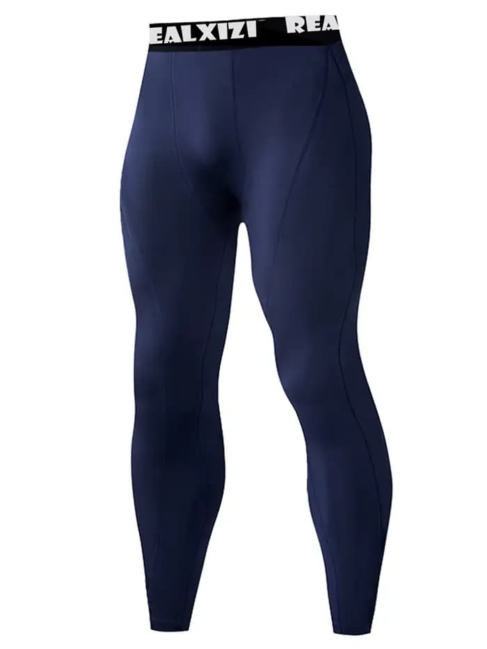 Leggings de Compression haute Performance pour hommes, collants d'entraînement de Jogging, pantalons