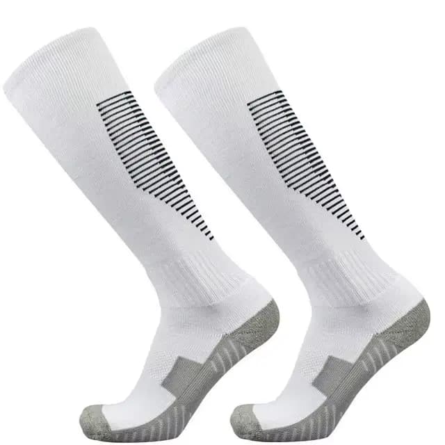 Chaussettes de Football thermiques en coton pour hommes, longues et épaisses, pour Sports de plein a