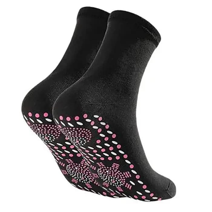 Chaussettes magnétiques chaudes d'hiver pour hommes et femmes, chaussettes confortables auto-chauffa