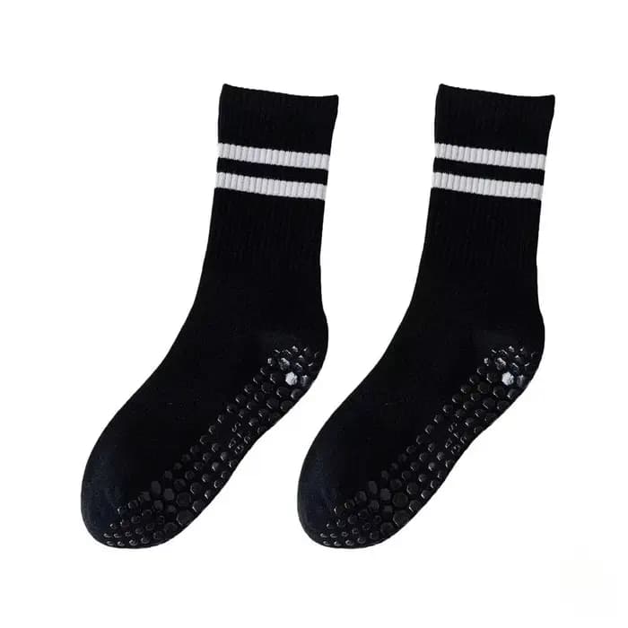1/2/3/4 paires de chaussettes de sport en coton, mi-tube, professionnelles, antidérapantes, en silic