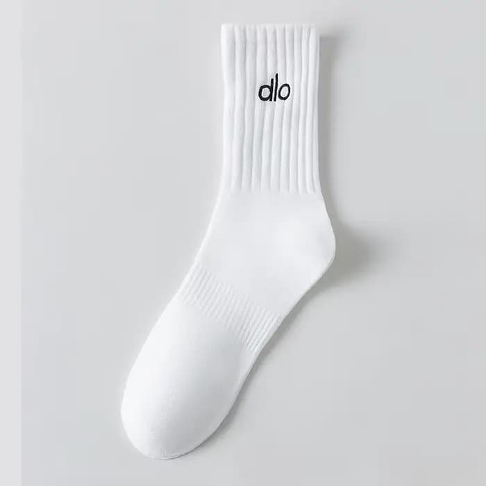 Chaussettes dlo pour femme, chaussettes de sport en coton pur pour homme, anti-odeur, respirantes, à
