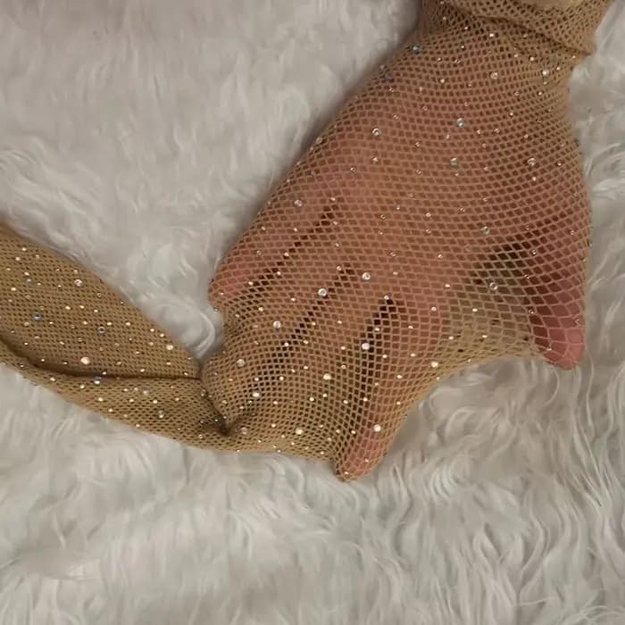 Collants Sexy en strass pour femmes, bas professionnels pour salle de bal et danse latine, fil dur, 