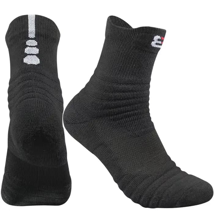 Chaussettes de sport pour hommes et femmes, coussin absorbant les chocs, serviette éponge, basket-ba