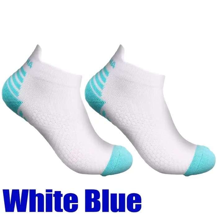 Chaussettes de sport en coton respirant, absorbant la transpiration, anti-friction, courtes, maratho