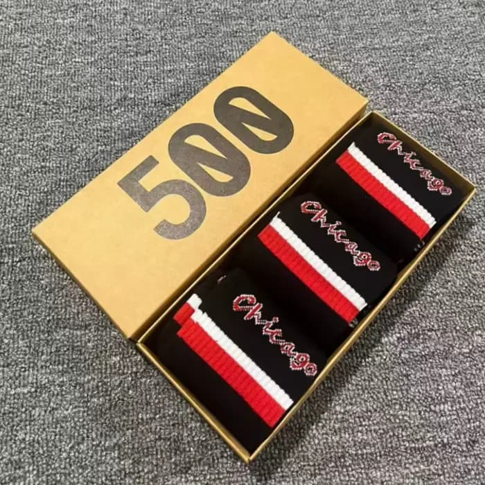 3 paires de chaussettes pour hommes dans un coffret cadeau, à rayures contrastées, parfaitement adap