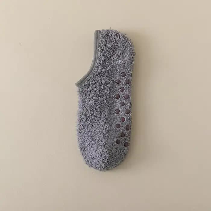 Chaussettes d'hiver thermiques pour hommes – Chaussettes d'intérieur antidérapantes en polaire corai
