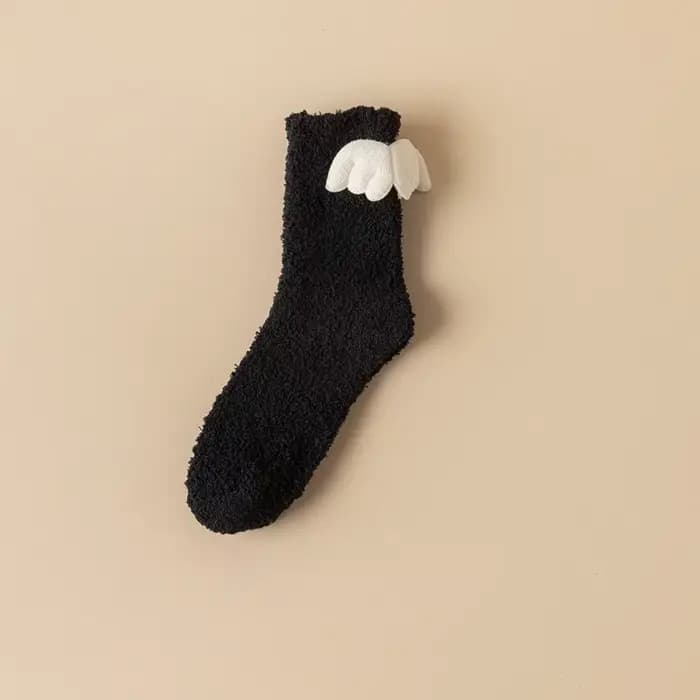 Chaussettes épaisses en coton doux pour femmes, bonneterie mignonne Kawaii, chaussettes chaudes, cha