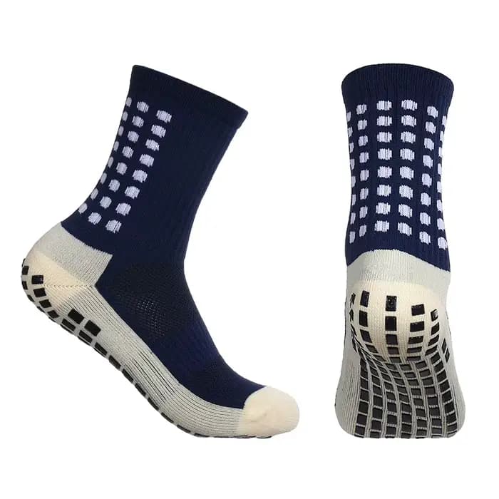Chaussettes de Football antidérapantes pour hommes et femmes, chaussettes de Sport respirantes avec 