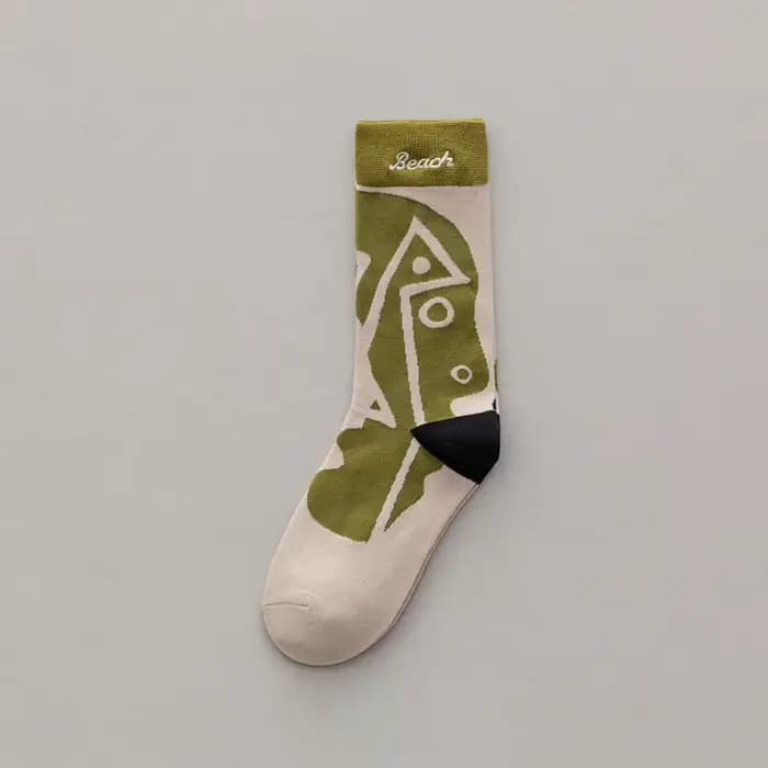 Chaussettes de mode personnalisées mode ins chaussettes pour femmes Graffiti sport Couples chaussett