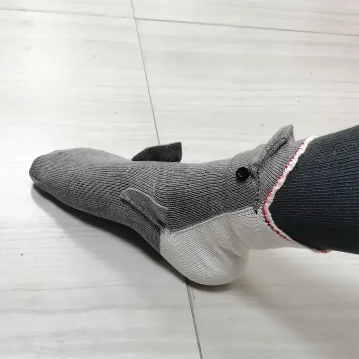 Chaussettes pour femmes créatives mi Tube Animal chaussette drôle dessin animé tricot Crocodile chau