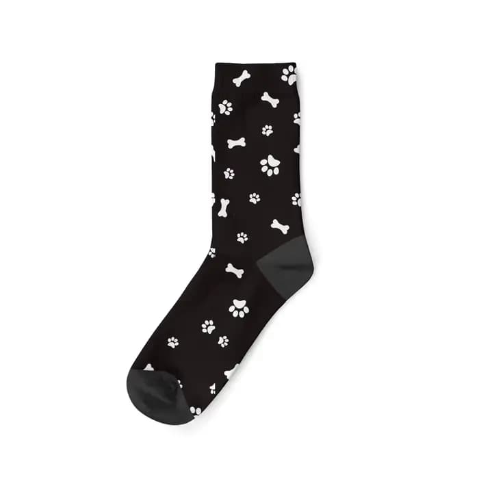 Chaussettes de personnalité personnalisées pour hommes et femmes, impression 3D, drôle, chat, arête 