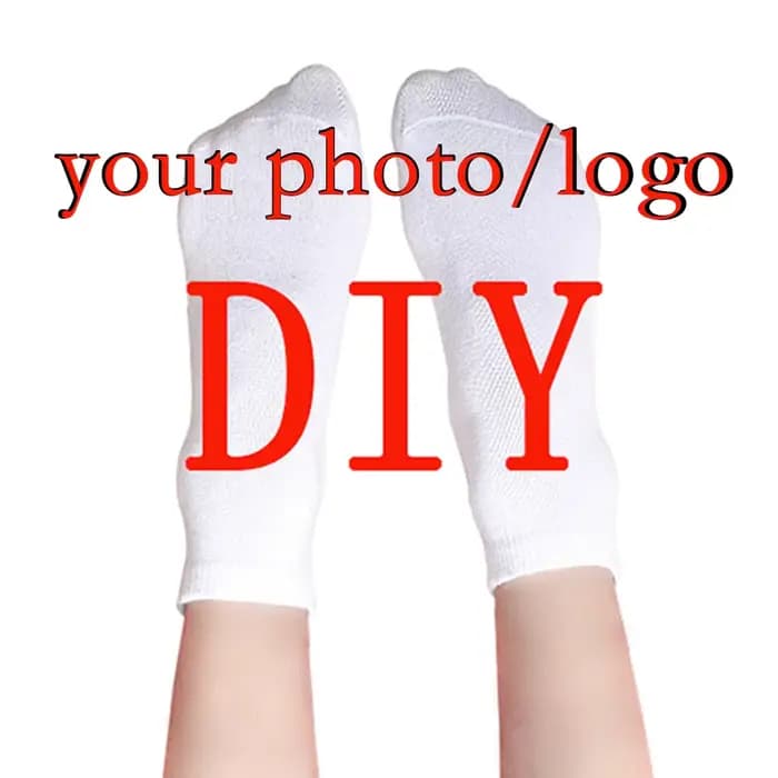 Chaussettes personnalisées sur mesure, impression 3D, chaussettes pour hommes/femmes, design personn