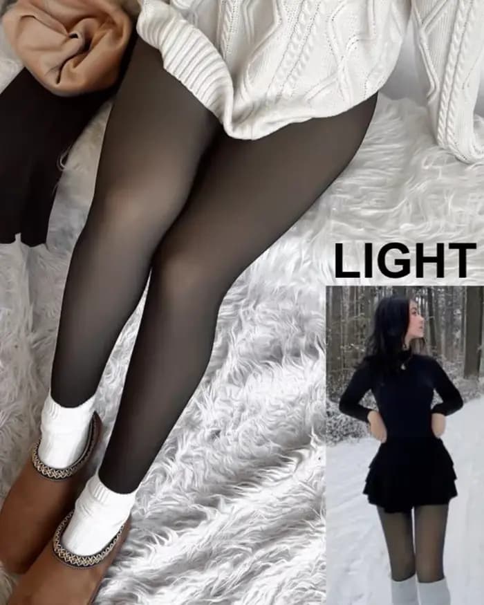 Collants thermiques doublés polaire, leggings sculptants à une couture, collants translucides couleu