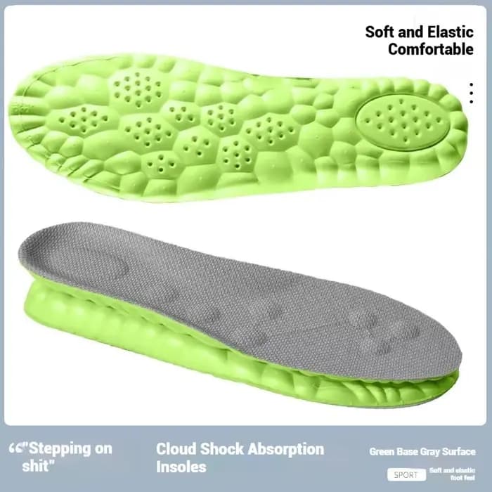 Semelle intérieure de Sport 4D, chaussures Super douces, coussinets pour pieds, paniers d'absorption