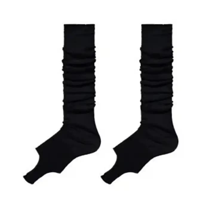 Chaussettes décontractées en coton peigné, coupe cintrée, couleur unie, sans couture, jambes fines, 