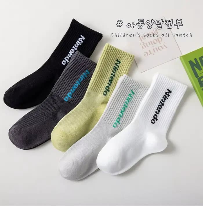 5 paires de chaussettes d'été sans couture pour enfants, neuves, simples et élégantes, chaussettes d