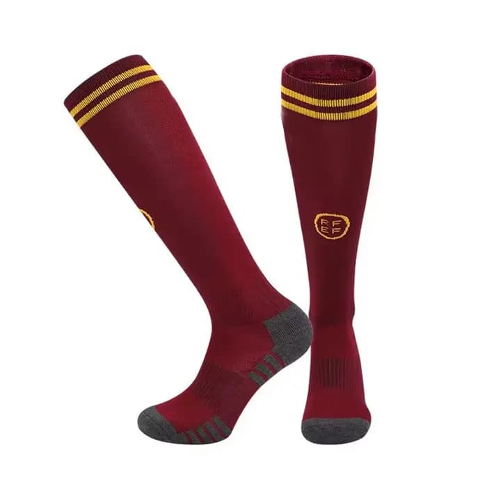 Chaussettes de football 2026 2027 Espagne Italie France Portugal pour adultes et enfants, épaisses, 