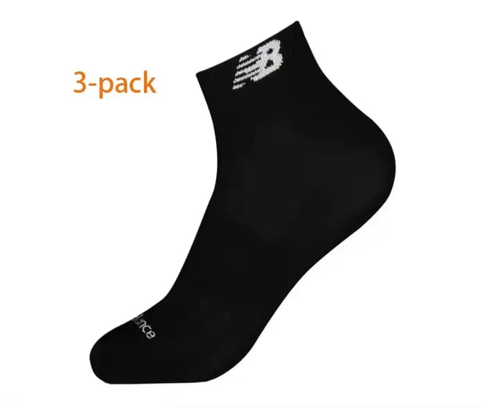 New Balance Chaussettes courtes respirantes, ajustées et durables avec logo minimaliste - Unisexe No