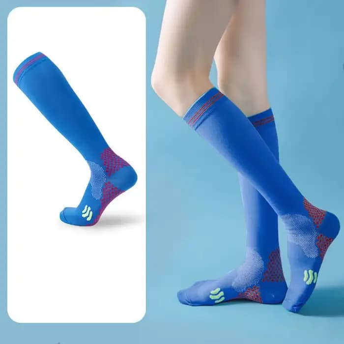 Chaussettes de compression sportives, absorbant les chocs, antidérapantes, pour varices, absorbant l