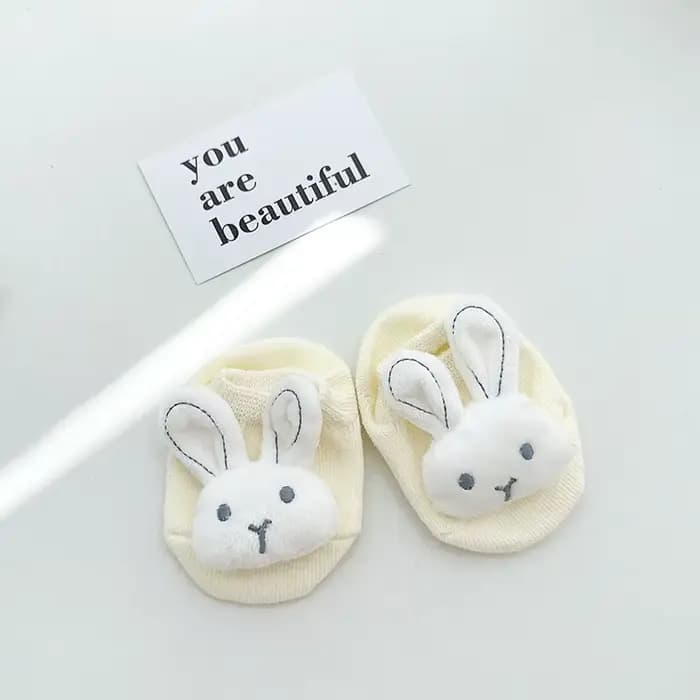 0-2 ans bébé chaussettes printemps été lapin doux mignon fleur nouveau-né bébés rose chaussette tout
