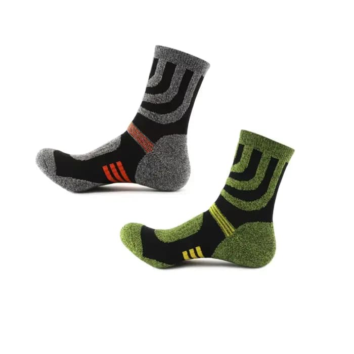 2/3/4/5 Paris hommes Anti Blister hiver Terry chaussettes Sports de plein air course cyclisme Campin