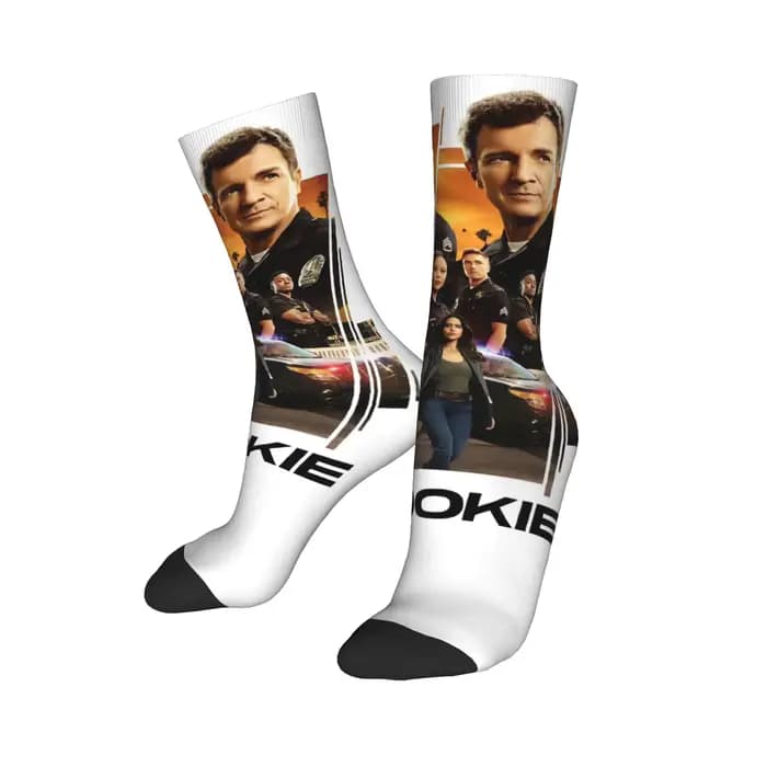 Mode femmes hommes chaussettes d'équipage The Rookie Tim Bradford Merch chaussette douce et respiran