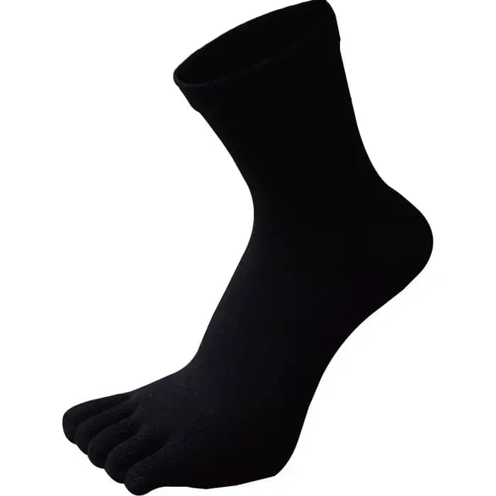 Chaussettes à orteils pour hommes, cinq doigts, respirantes, confortables, déodorantes, simples, à l
