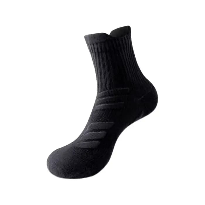 Chaussettes de sport résistantes à l'usure pour hommes, Anti-odeur, épaisses, mi-mollet, antidérapan