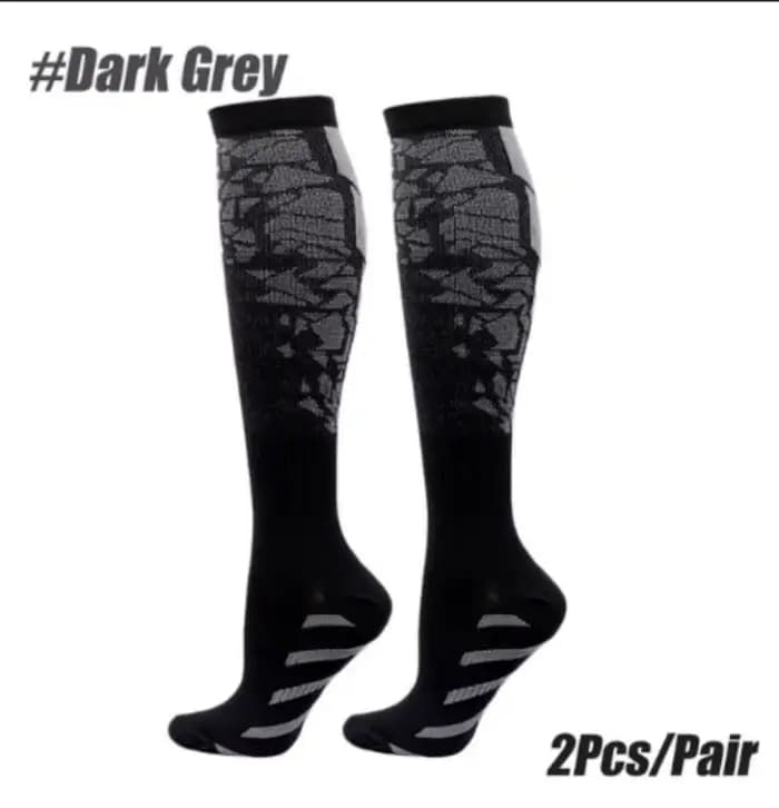 1 paire de chaussettes de sport à compression pour femmes et hommes, chaussettes de soutien des moll