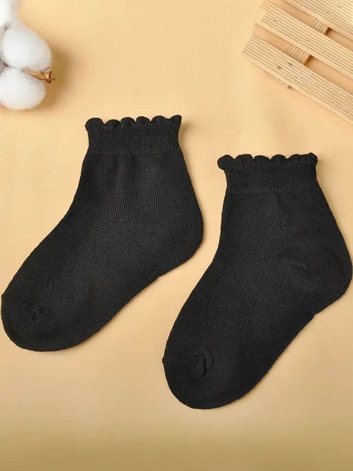 Lot de 10 paires de chaussettes pour enfants : chaussettes de sport et de course légères, respirante