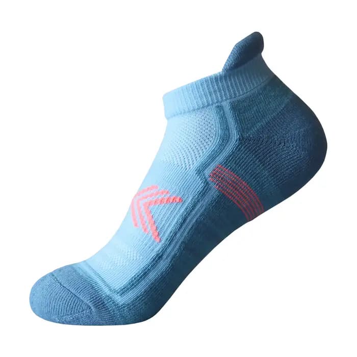 Chaussettes de course respirantes pour femmes, chaussettes courtes à boucles avec mouvement, couleur