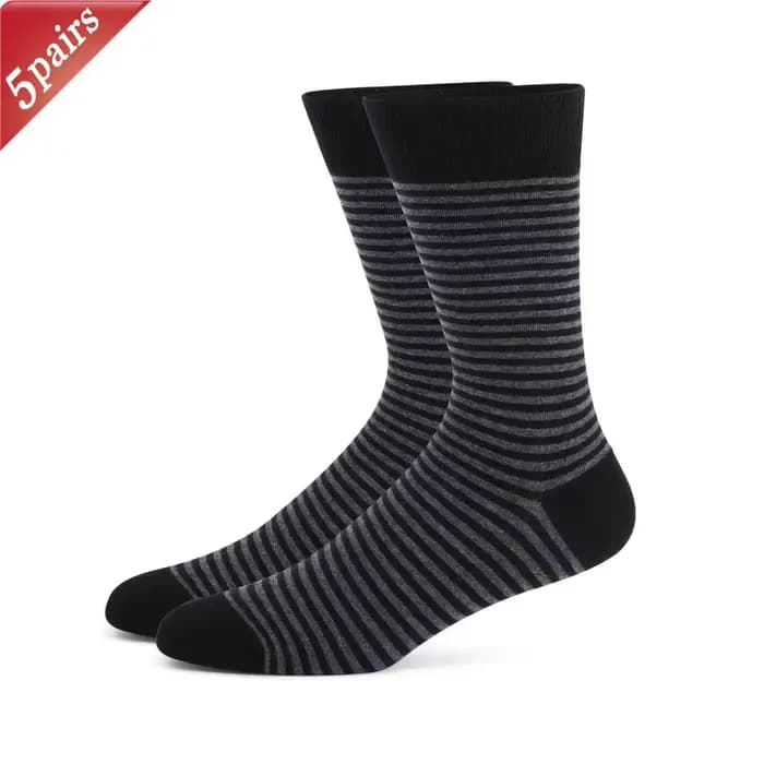 5 paires de chaussettes pour hommes ensemble surdimensionné Simple affaires sport polyvalent mi chau