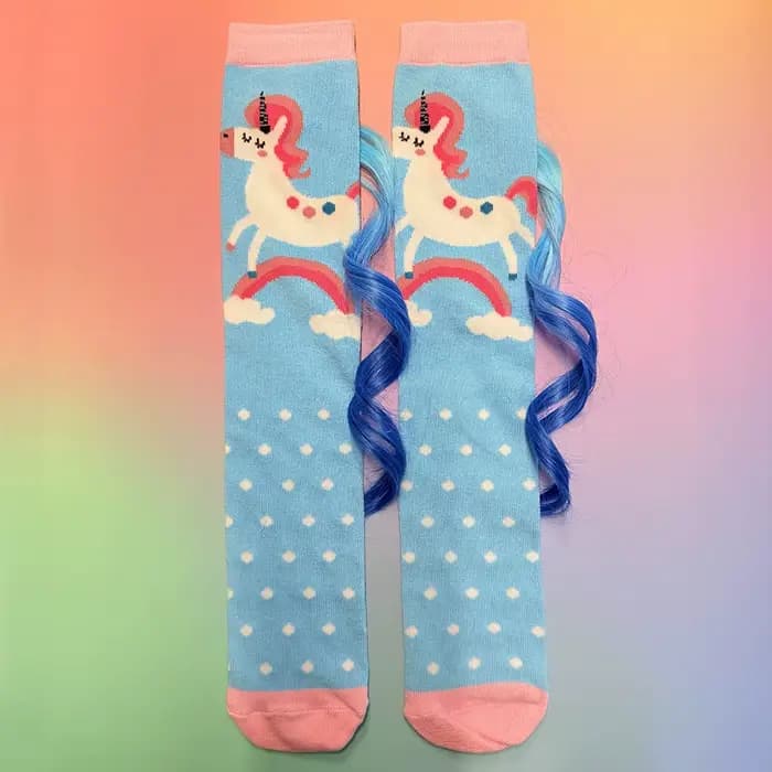 1 paire femmes fille fou chaussette licorne chaussettes mignon Animal fou nouveauté licorne chausset