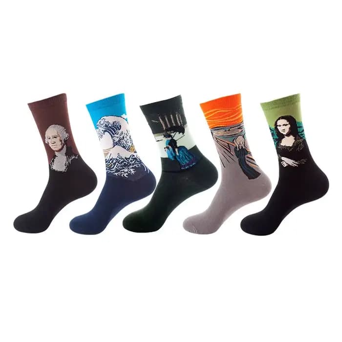 Ensemble de chaussettes tendance 10 pièces (5 paires) |   Nouvelles chaussettes unisexes en coton re