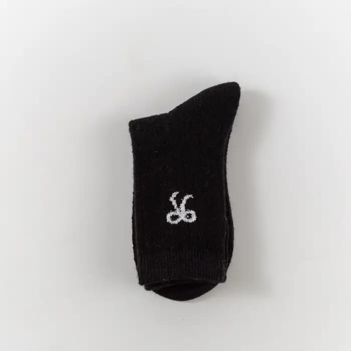 Chaussettes en laine à nœud Hick pour femmes, chaussettes mi-tube, chaussettes en coton, chaussettes