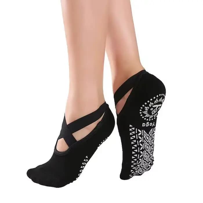 Chaussettes de yoga anti-alde pour femmes, en coton, ventilées, pour ballet, danse, gymnastique, fit