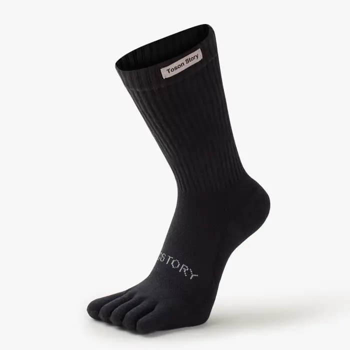 Chaussettes de sport en coton pour hommes 2026, à cinq doigts, anti-transpiration, anti-odeur, en ti