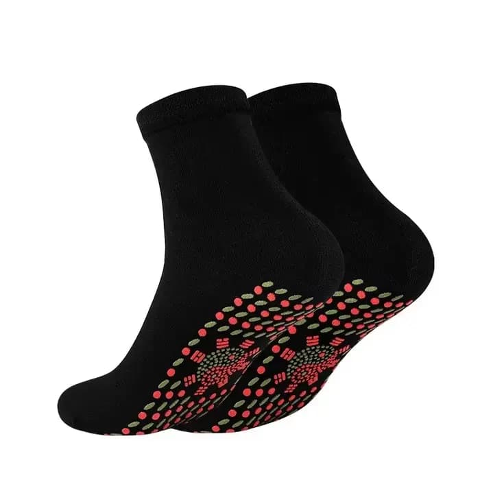 Tourmaline-Chaussettes de santé amincissantes, auto-chauffantes, courtes, thermiques, chaudes, soins