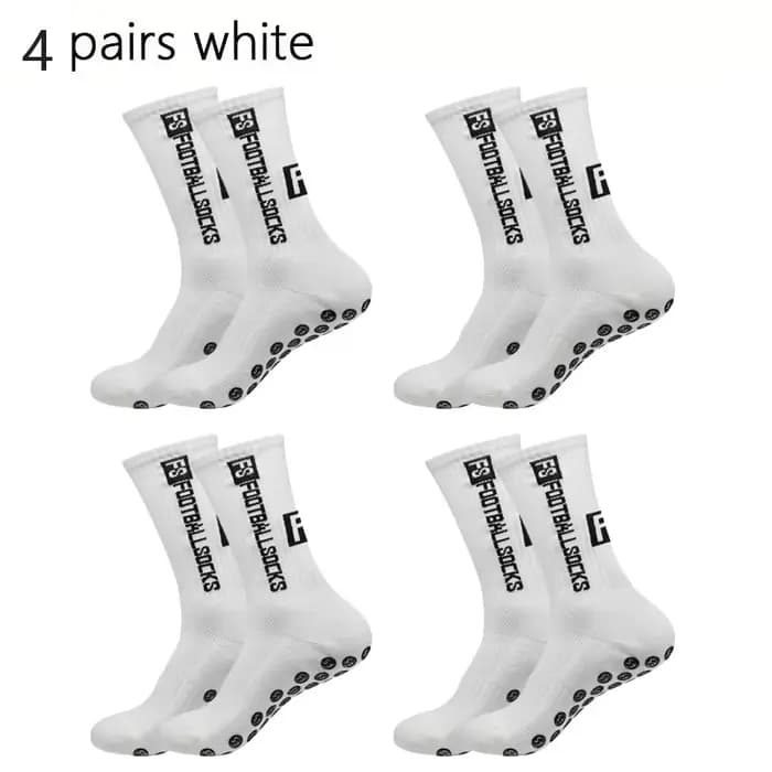 4/5/6 paires de chaussettes de Football hommes femmes chaussettes de sport respirantes antidérapante