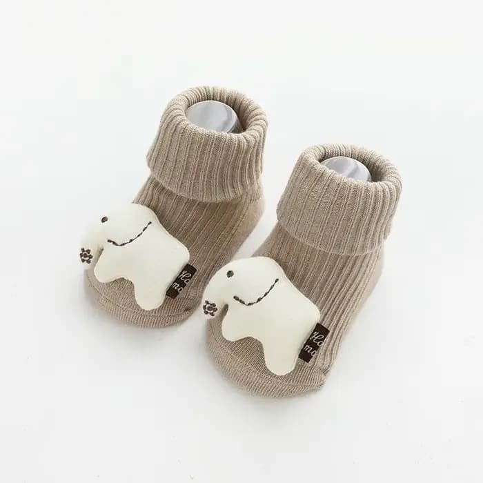 Chaussettes antidérapantes en coton pour bébé, chaussettes mignonnes de dessin animé pour nouveau-né