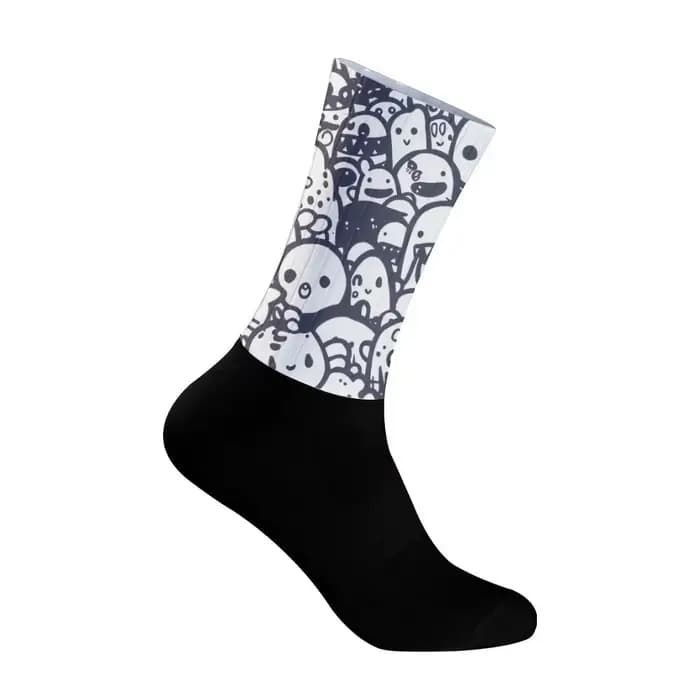 2025 Pro Team Aero chaussettes anti-dérapant Silicone cyclisme chaussettes hommes vélo Sport course 