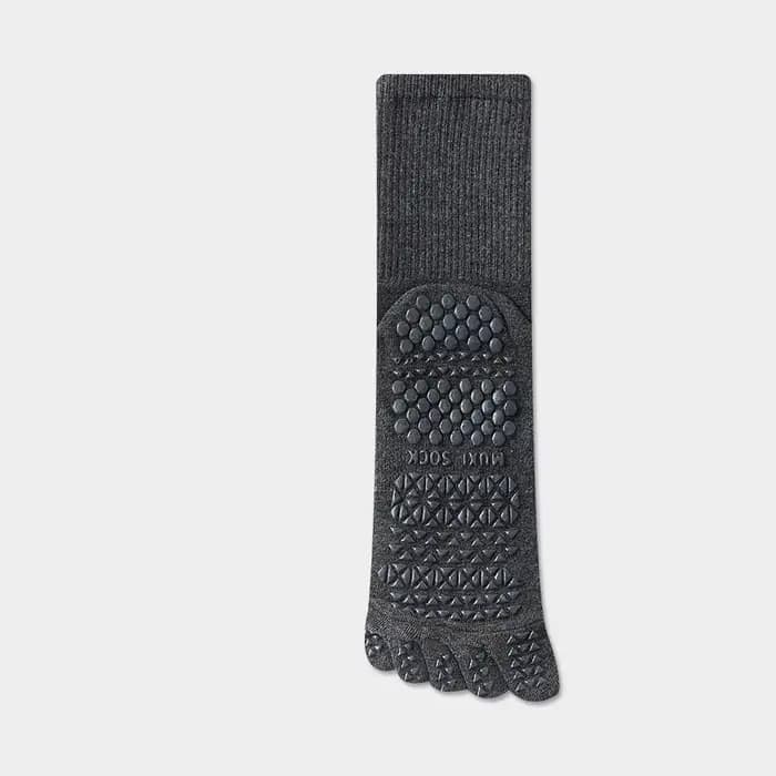 Chaussettes de Pilates pour hommes en gros, en coton respirant, antidérapantes, pour massage et yoga