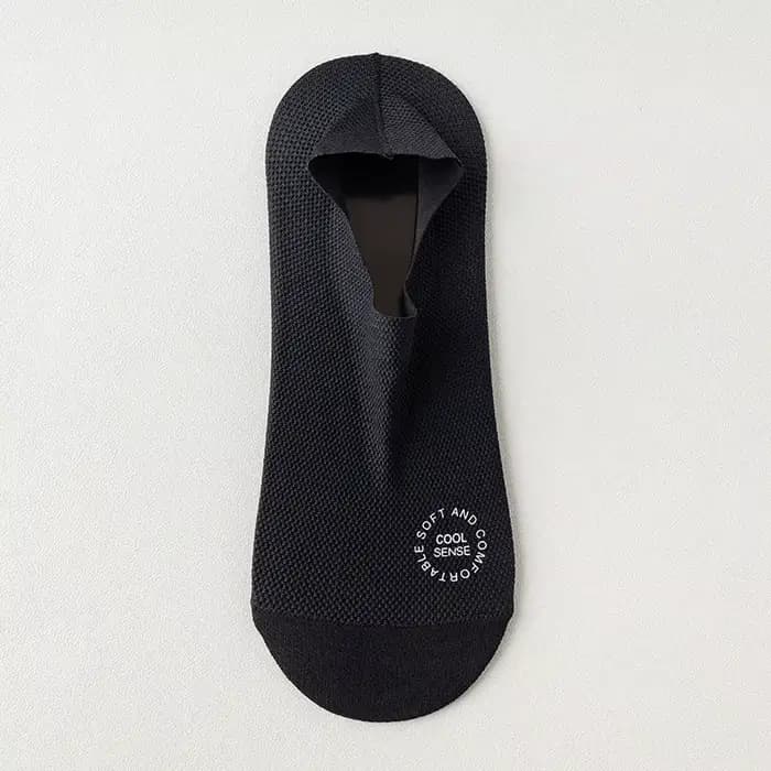 Chaussettes à doublure ultra fine pour hommes, coordonnantes, invisibles, en silicone, coupe basse, 