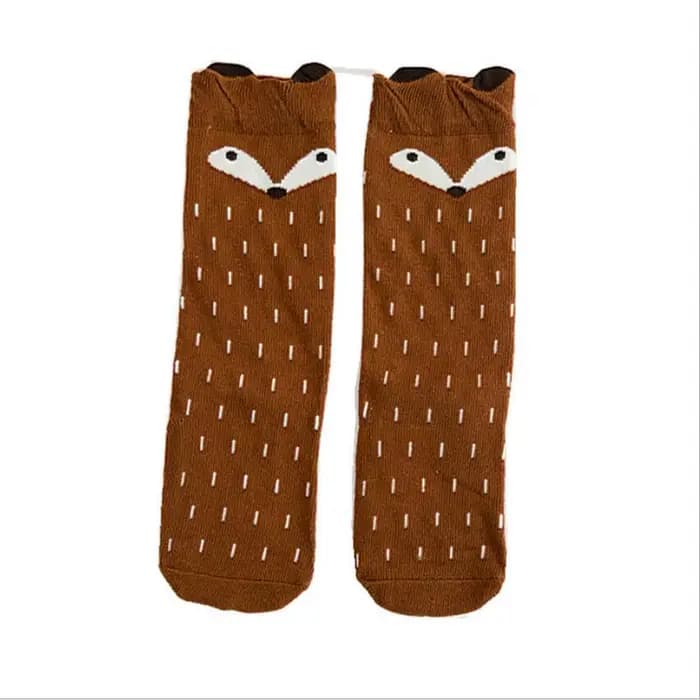 0 à 4 Y enfants dessin animé chaussettes souris renard motif style bébé chaussettes coton enfants ga