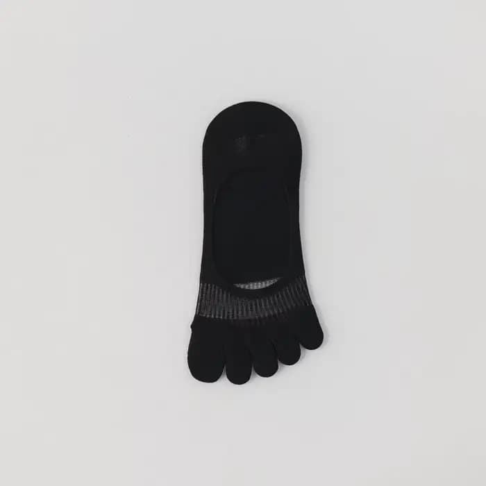 Chaussettes invisibles d'été pour femmes, maille ajourée, fines et respirantes, pantoufles à cinq do